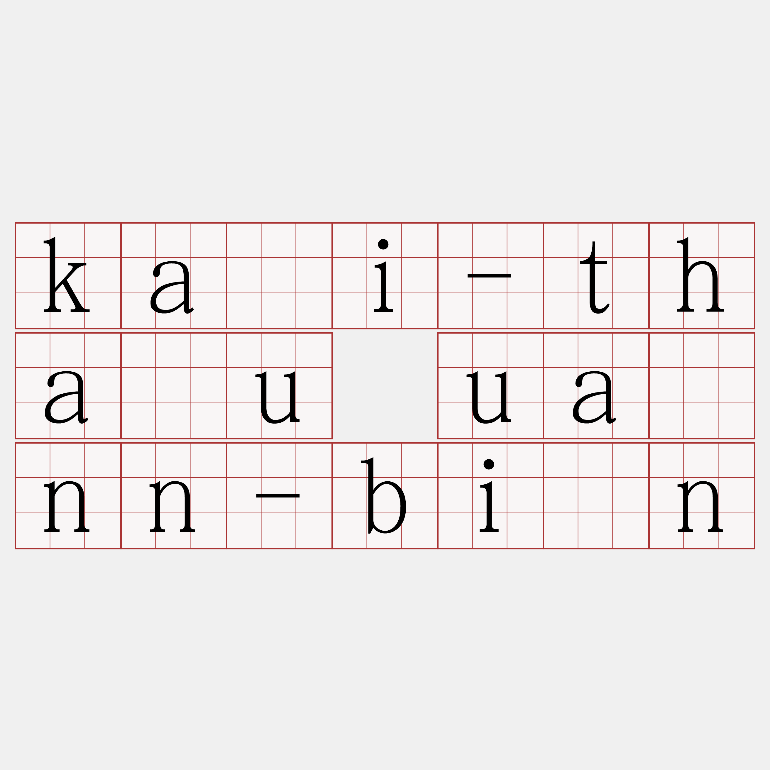 kái-thâu uānn-bīn